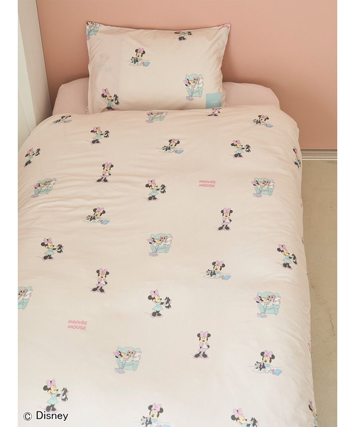 Sleep】Mickey&Minnie / プリント2点セット（シングル）｜ジェラート