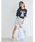 【ONLINE限定】ストライプフリルトートバッグ