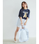【ONLINE限定】ストライプフリルトートバッグ
