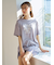 【接触冷感】ロゴTシャツ&リブショートパンツセット