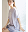 【接触冷感】ロゴTシャツ&リブショートパンツセット