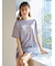 【接触冷感】ロゴTシャツ&リブショートパンツセット