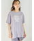 【接触冷感】ロゴTシャツ&リブショートパンツセット