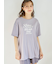 【接触冷感】ロゴTシャツ&リブショートパンツセット