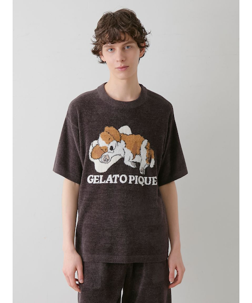 ONLINE限定】【HOMME】エアリーモコドッグジャガードプル