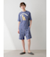 【HOMME】レオパード総柄ハーフパンツ