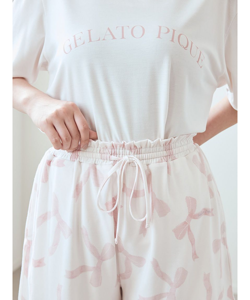 接触冷感】モチーフ4柄ワンポイントTシャツ&ショートパンツ