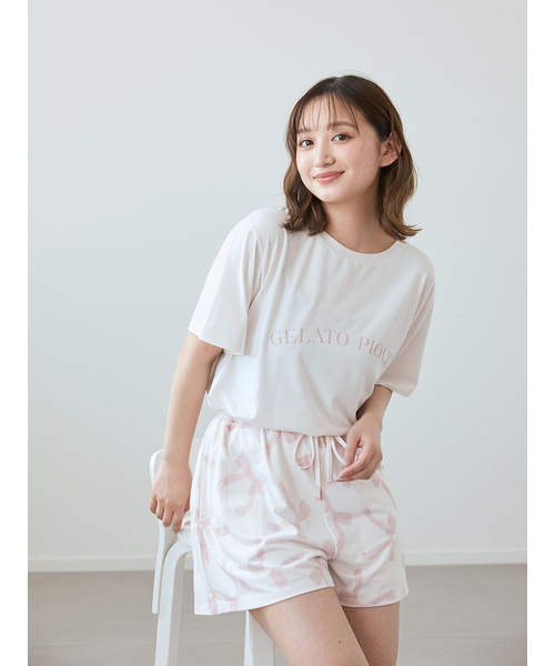 【専用】ジェラートピケ❤︎サテンライン半袖シャツ&ショートパンツ＆シュシュ Amazon | ジェラートピケ gelato pique レディース イースター