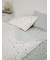 【Sleep】テラゾー柄 抗菌加工接触冷感ボックスシーツ（ダブル）