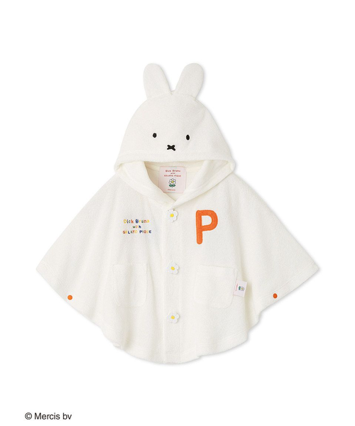 Dick Bruna】【BABY】miffy パイルポンチョ｜ジェラートピケの
