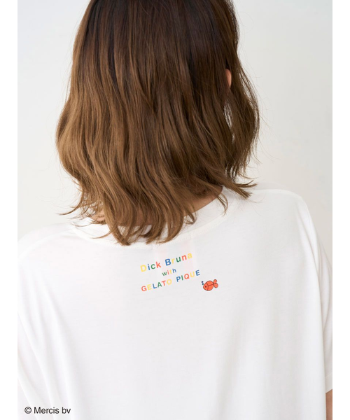 Dick Bruna】【接触冷感】ワンポイントTシャツ｜ジェラートピケ