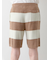 【HOMME】スムーズィーliteクール2ボーダーハーフパンツ