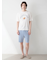 【HOMME】レーヨンクッキーアイスサンドハーフパンツ