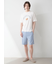 【HOMME】レーヨンクッキーアイスサンドハーフパンツ