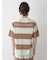 【HOMME】スムーズィーliteクール2ボーダープルオーバー