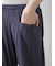 【HOMME】【接触冷感】カラーレーヨンロゴハーフパンツ