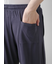 【HOMME】【接触冷感】カラーレーヨンロゴハーフパンツ