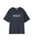 【HOMME】【接触冷感】カラーレーヨンロゴTシャツ