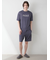 【HOMME】【接触冷感】カラーレーヨンロゴTシャツ