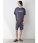 【HOMME】【接触冷感】カラーレーヨンロゴTシャツ