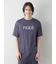 【HOMME】【接触冷感】カラーレーヨンロゴTシャツ