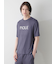【HOMME】【接触冷感】カラーレーヨンロゴTシャツ