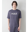 【HOMME】【接触冷感】カラーレーヨンロゴTシャツ