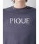 【HOMME】【接触冷感】カラーレーヨンロゴTシャツ