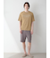 【HOMME】【接触冷感】クールレーヨンロゴTシャツ＆ハーフパンツセット