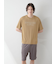 【HOMME】【接触冷感】クールレーヨンロゴTシャツ＆ハーフパンツセット