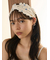 リトルローズ柄針抜きヘアバンド