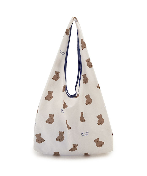 ベア柄エコバッグM｜ジェラートピケの通販｜&mall（アンドモール）三井