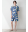 【HOMME】サニーサイドエッグ総柄ハーフパンツ