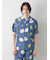 【HOMME】サニーサイドエッグ総柄シャツ