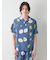 【HOMME】サニーサイドエッグ総柄シャツ