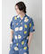 【HOMME】サニーサイドエッグ総柄シャツ