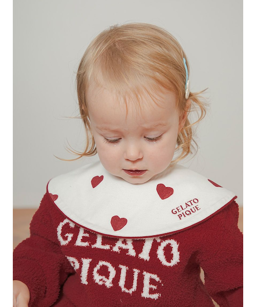 新品・タグ付き！　ｇｅｌａｔｏ ｐｉｑｕｅ　Ｋｉｄｓ　ハートモチーフセットアップ 新品・タグ付き！ gelato pique Kids ハート