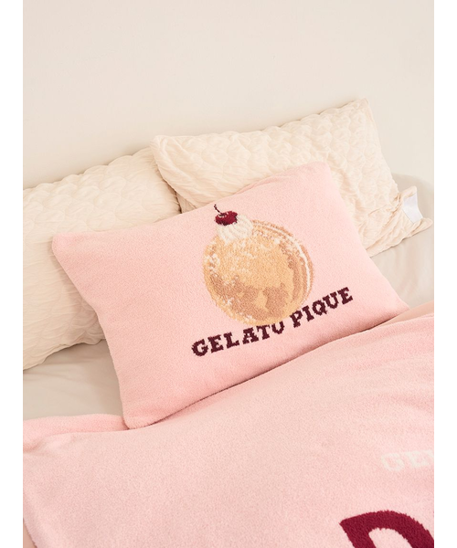 ジェラートピケ【Sleep】SLEEP DOG ジャガードピローケース Sleep】スイーツ ジャガードピローケース｜ジェラートピケの通販