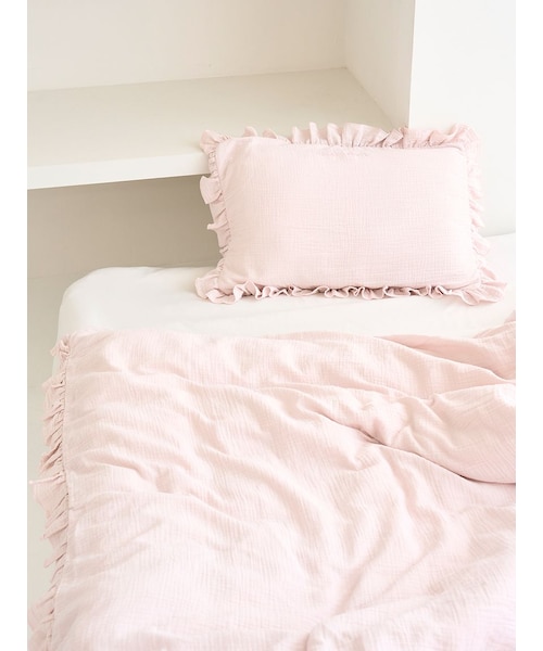 新品【ジェラートピケSleep】ダブルガーゼフリル２点セット（セミダブル） ジェラートピケ スリープ ダブルガーゼフリル2点セット セミダブル