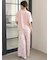 【接触冷感】チェリー柄ロングパンツ