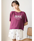 【接触冷感】ルージュチェリーレーヨンロゴTシャツ