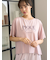 【接触冷感】ルージュチェリーレーヨンロゴTシャツ