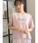 【接触冷感】ルージュチェリーレーヨンロゴTシャツ