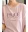 【接触冷感】ルージュチェリーレーヨンロゴTシャツ