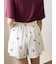 【接触冷感】チェリー柄ショートパンツ