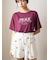 【ONLINE限定】ルージュチェリーレーヨンロゴTシャツ＆ショートパンツセット