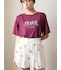 【ONLINE限定】ルージュチェリーレーヨンロゴTシャツ＆ショートパンツセット