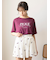 【ONLINE限定】ルージュチェリーレーヨンロゴTシャツ＆ショートパンツセット