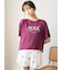 【ONLINE限定】ルージュチェリーレーヨンロゴTシャツ＆ショートパンツセット