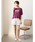 【ONLINE限定】ルージュチェリーレーヨンロゴTシャツ＆ショートパンツセット
